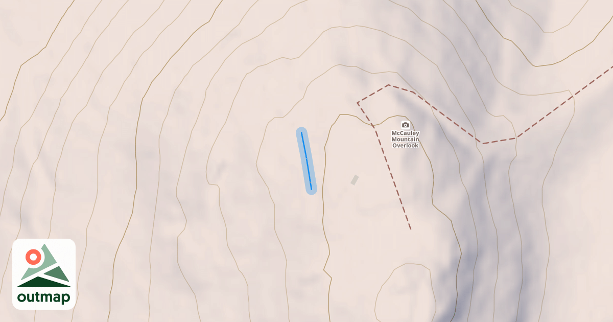 Map of Karl's Cutoff