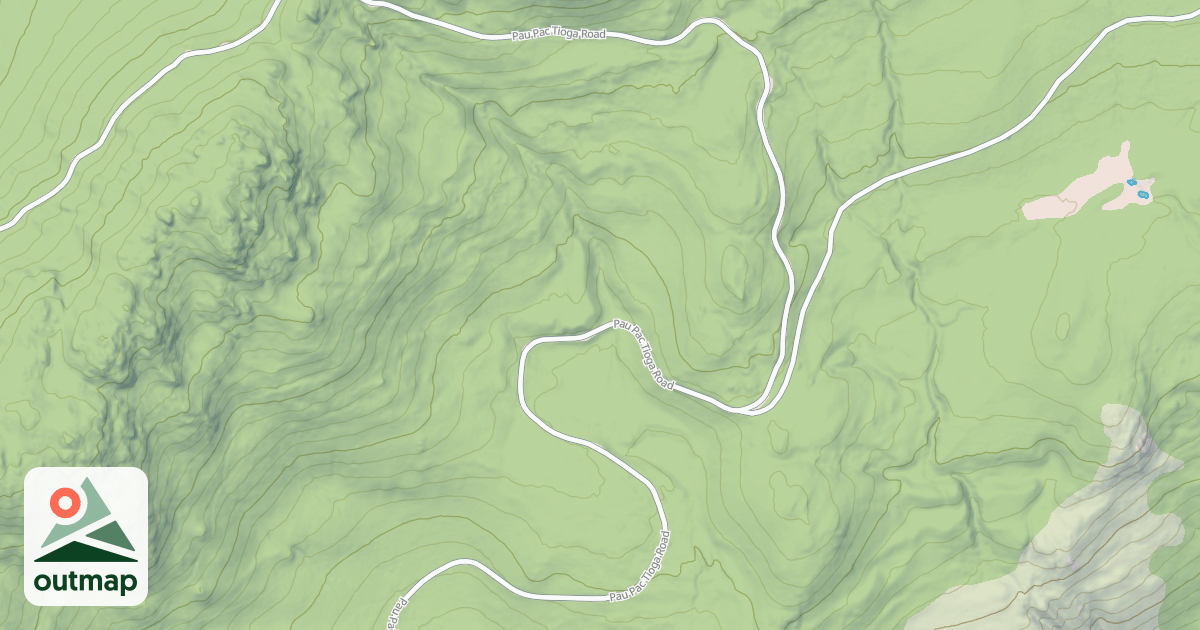Map of PAU PAC TIOGA