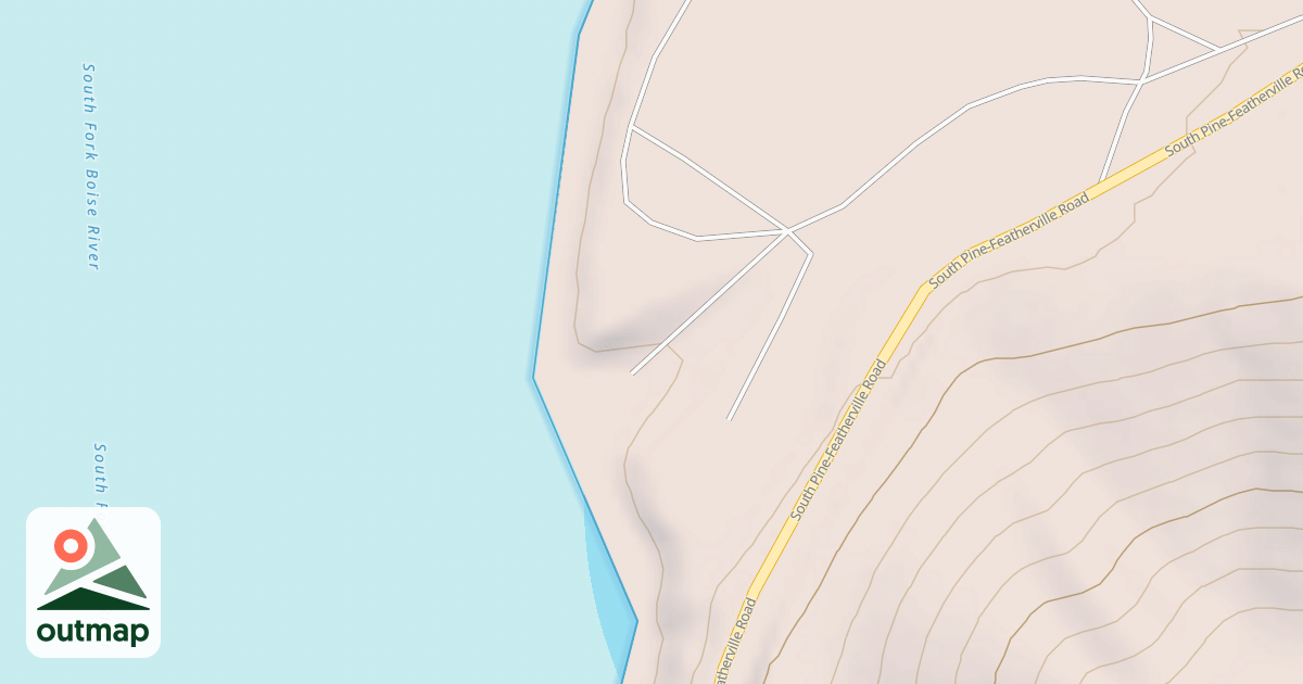 Map of DEER CREEK BOAT RAMP