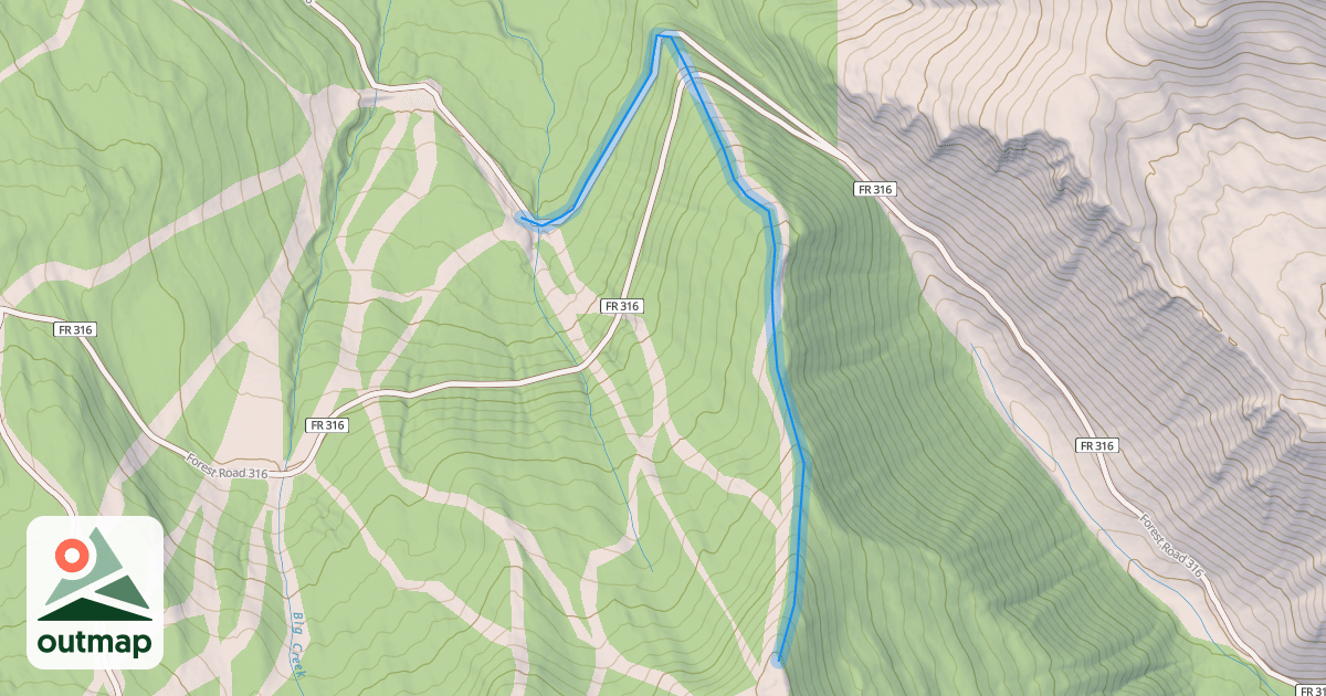 Map of Ridge Run