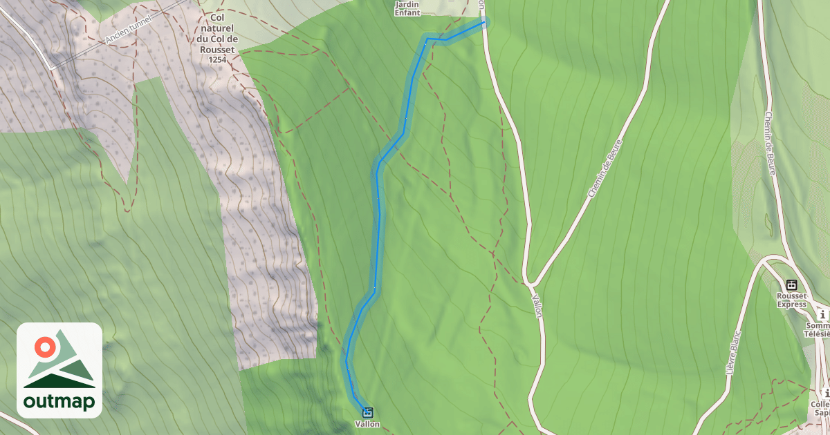 Map of Chamois