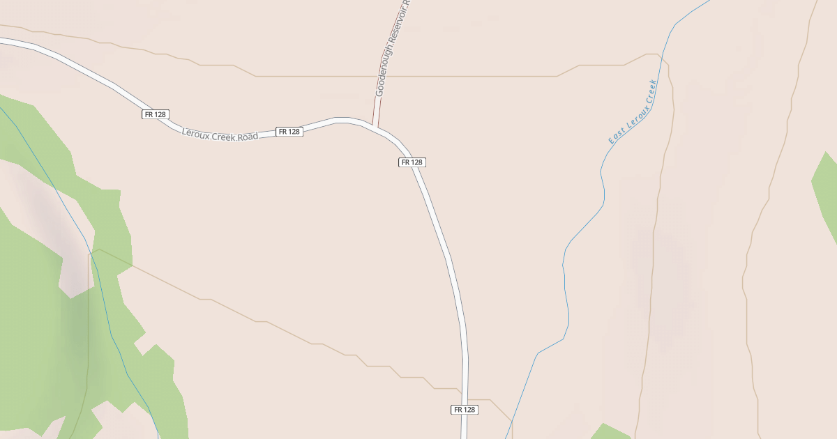 Map preview of LEROUX CREEK