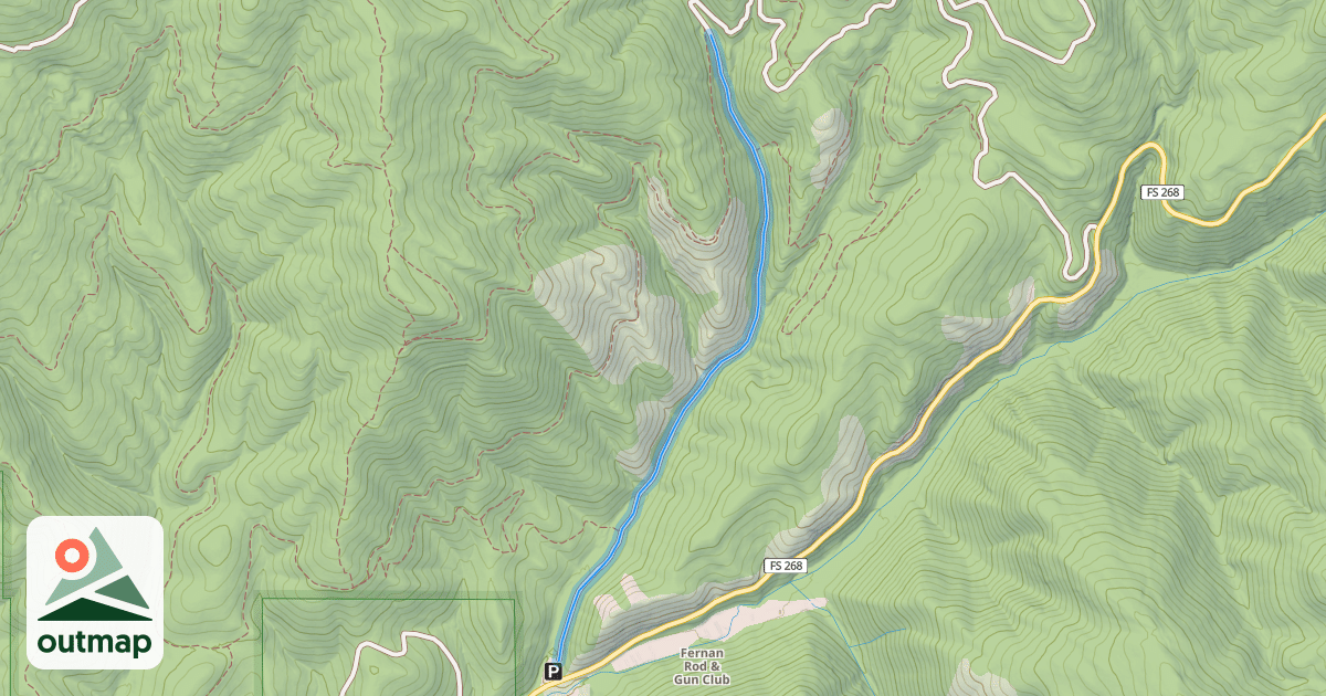 Map of East Fsr 1562A