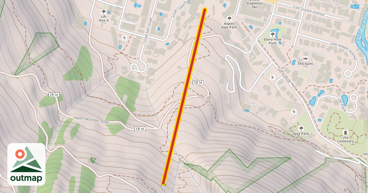 Map of Little Nell