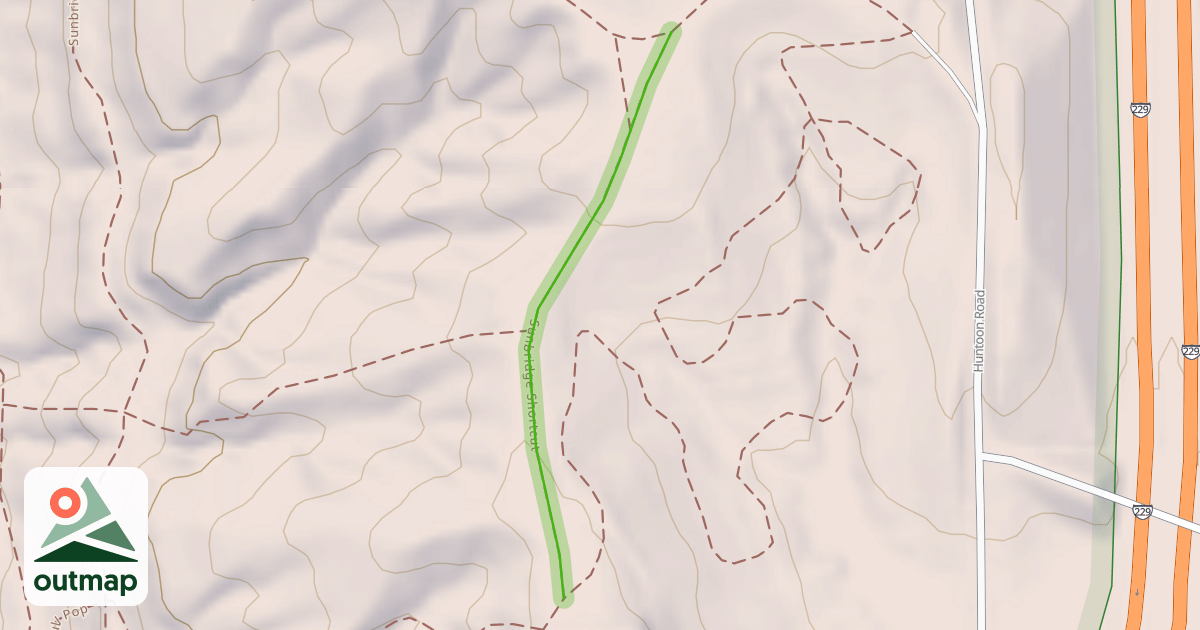 Map of Sunbridge Shortcut