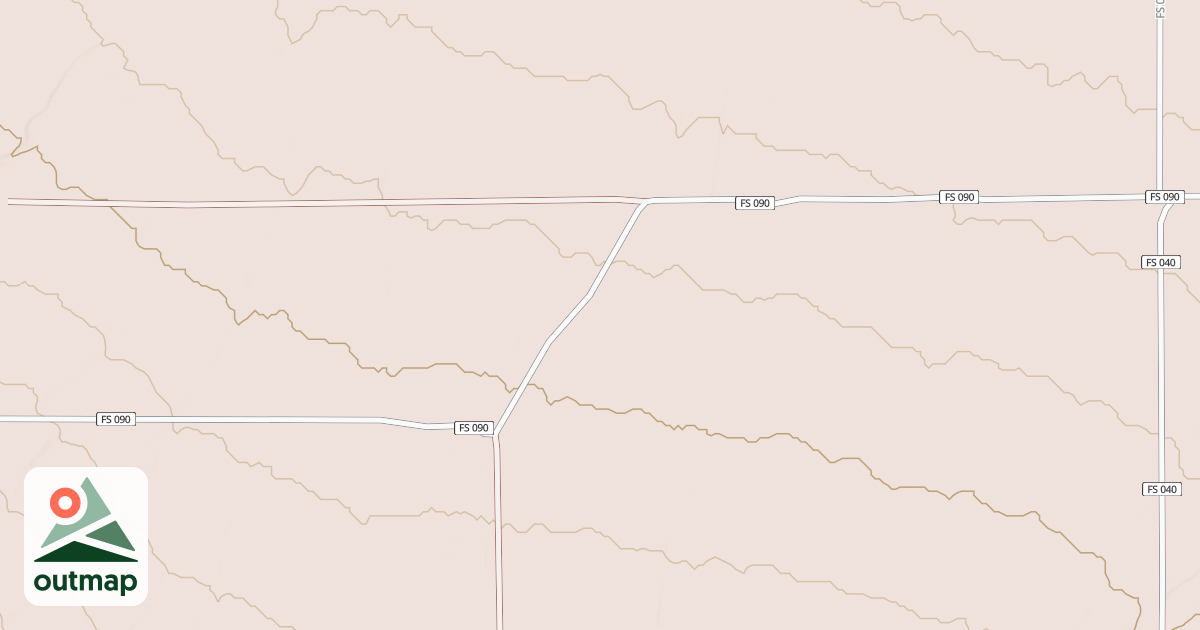 Map of NORTH OAK BRUSH CANYON