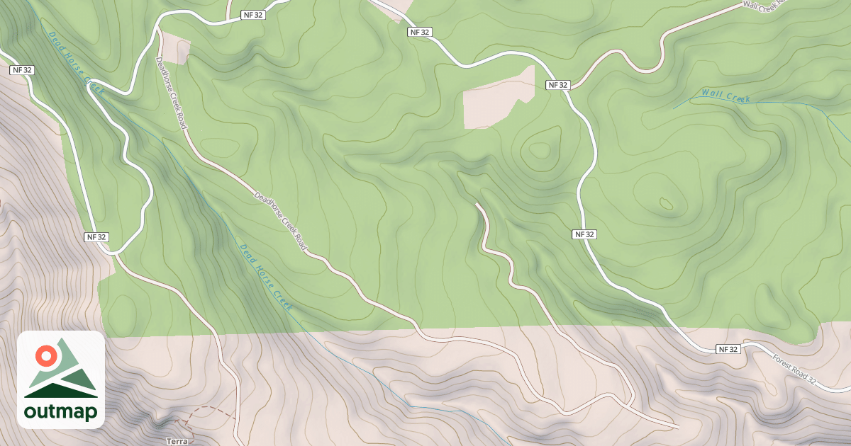 Map of DEADHORSE CR