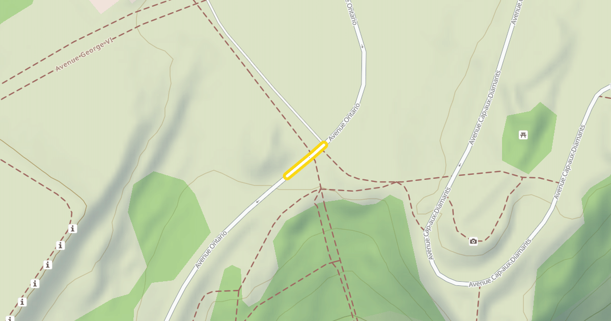 Map preview of Avenue Ontario