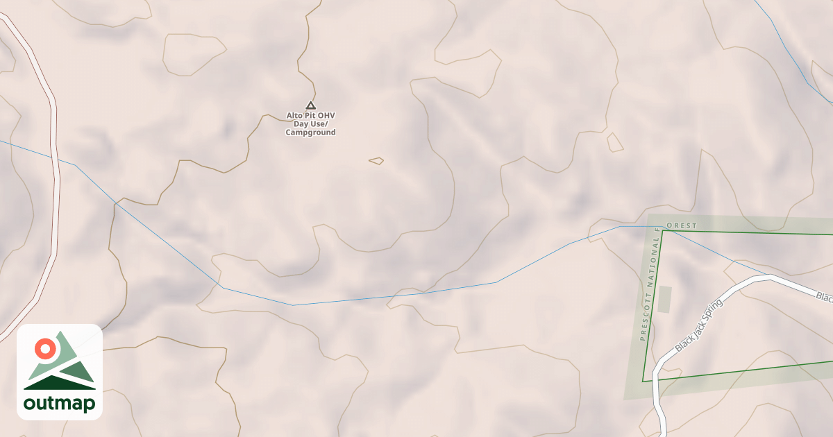 Map of Alto Pit Ohv 4