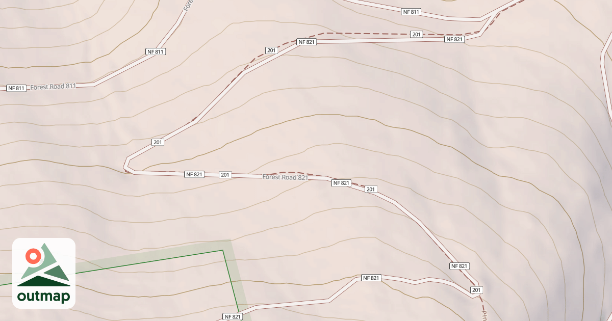 Map of CHAMBERS MINE ROAD