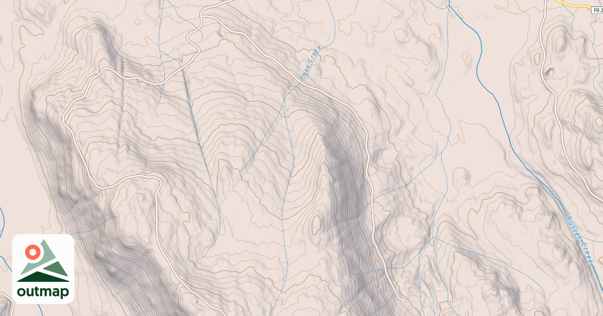 Map of BUSTER RIDGE 300 LEVEL 2084100