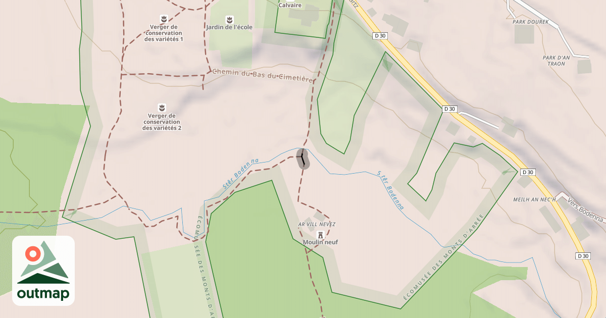 Map of Chemin du Moulin Neuf