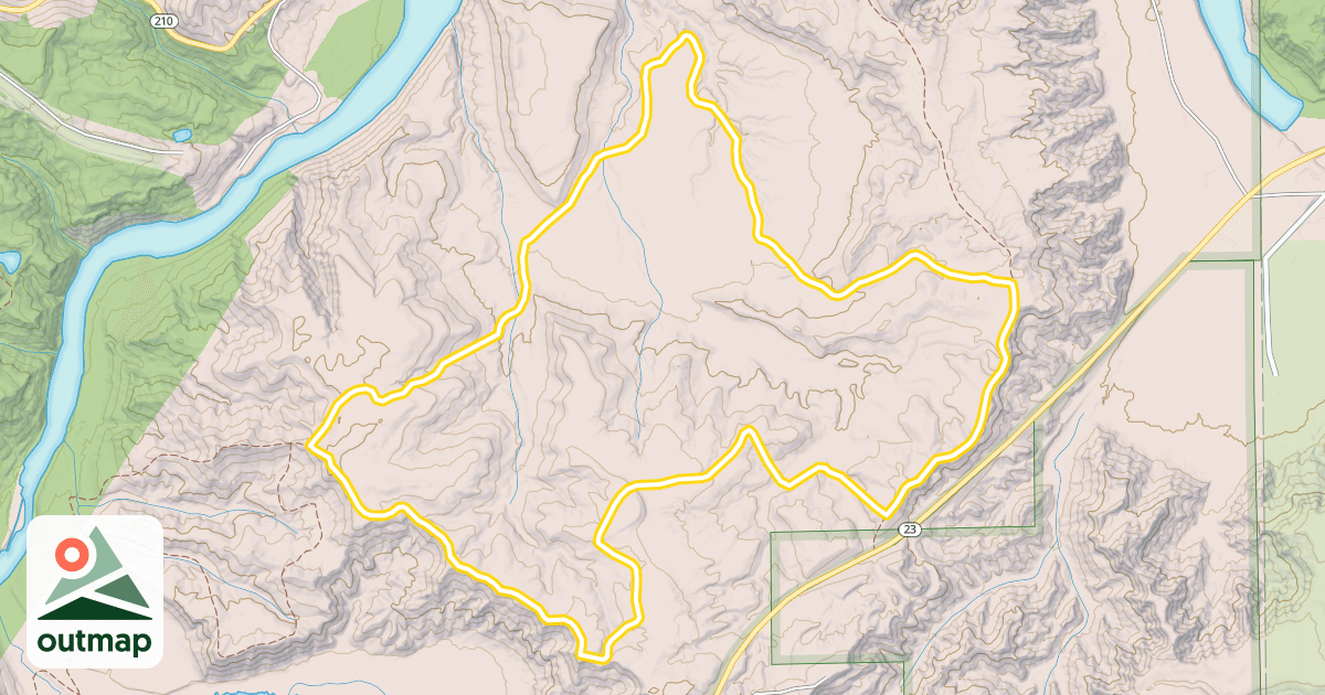 Map of Spruce Trail