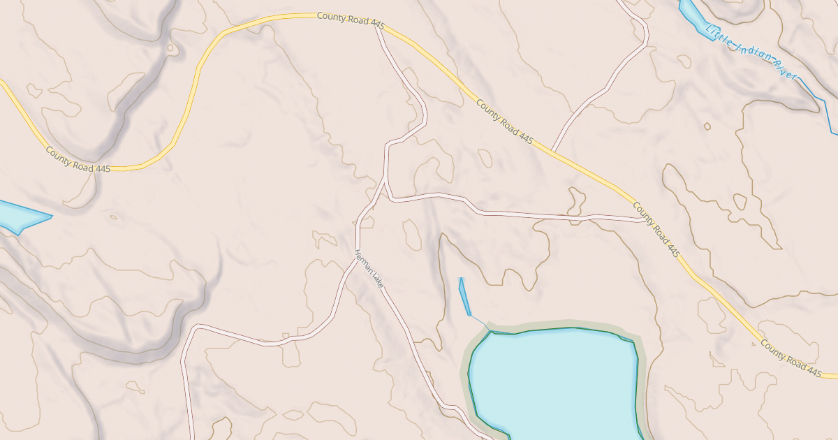 Map preview of HERMAN LAKE