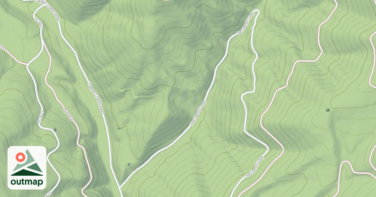 Map of (FDR) HART BENCH LOOP