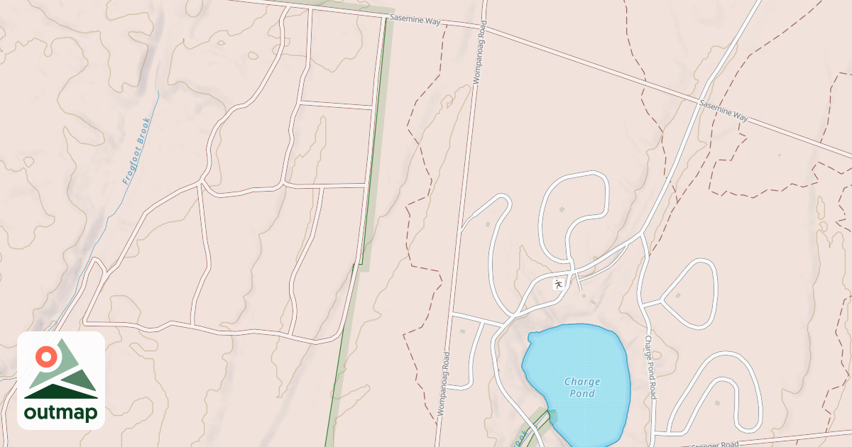 Map of Charge Pond Loop