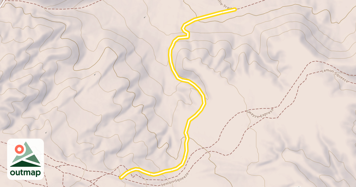 Map of Tree Tops Trail