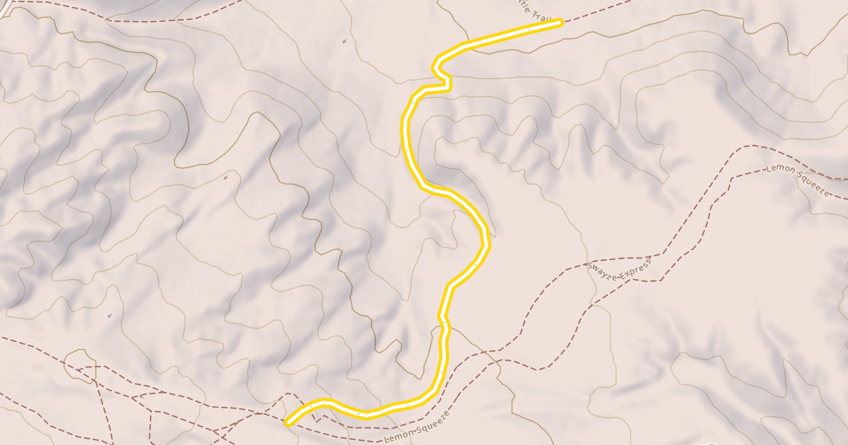Map preview of Tree Tops Trail