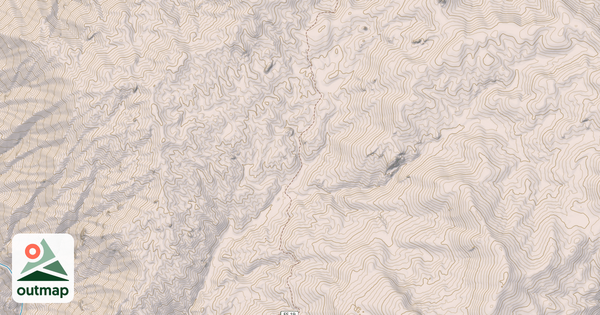 Map of Deadwood Ridge