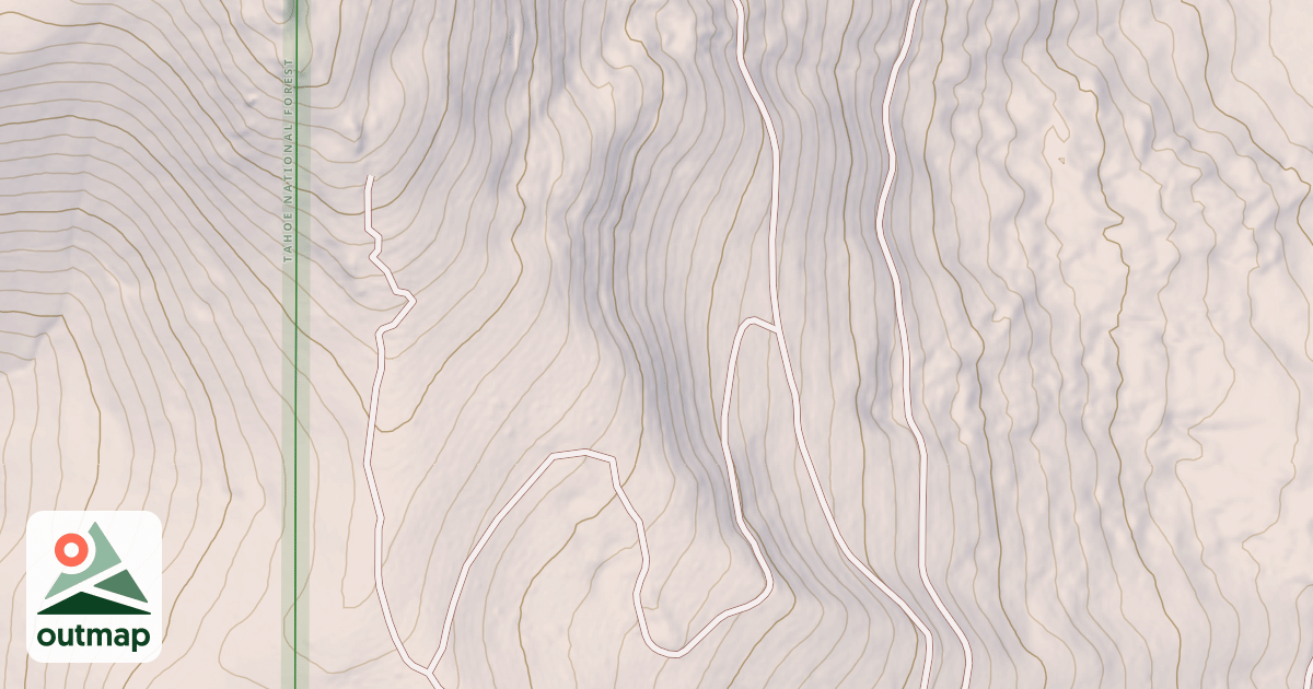 Map of CRYSTAL SPUR B