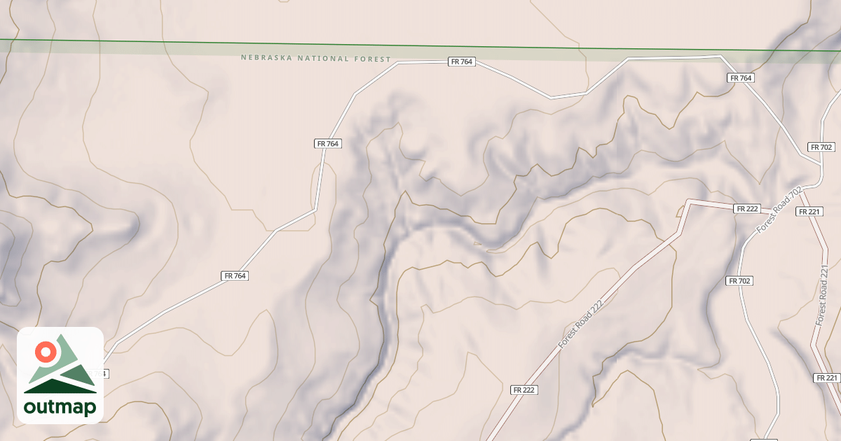 Map of USFS Motor Vehicle Use Map Roads {A50A71EB-8E2F-495C-BEF9-8ADCCE307F68}