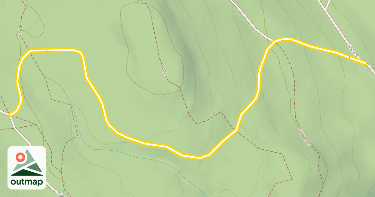 Map of Burn Road
