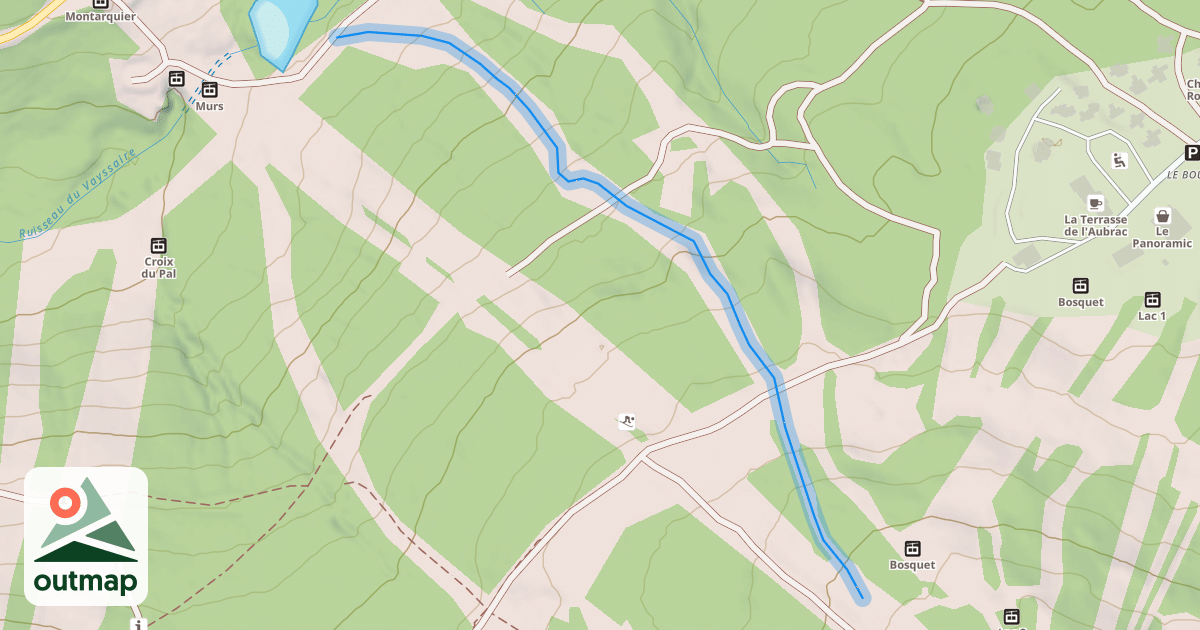 Map of Les Murs