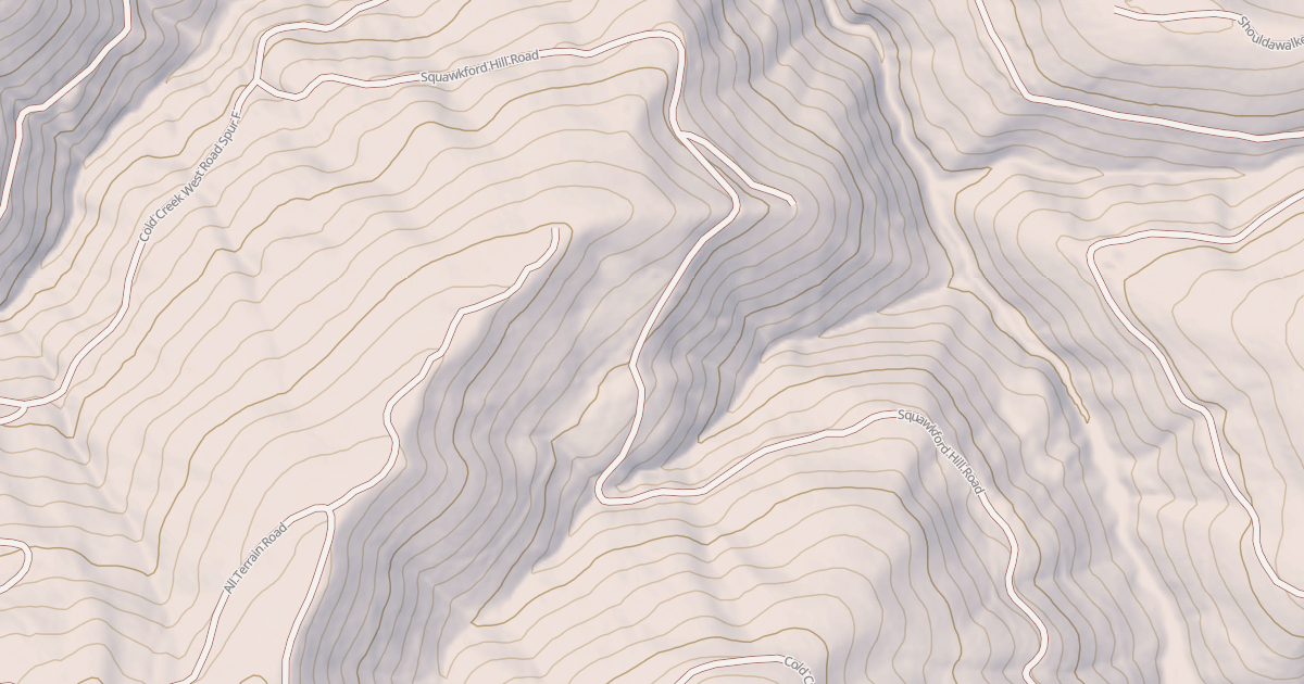 Map preview of UPPER COLD CREEK