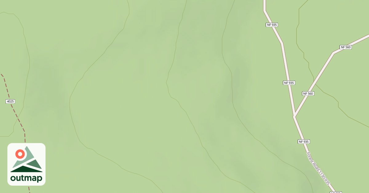 Map of USFS Motor Vehicle Use Map Roads {1BF11A24-9D91-4F56-BEDA-807678BB4C3C}