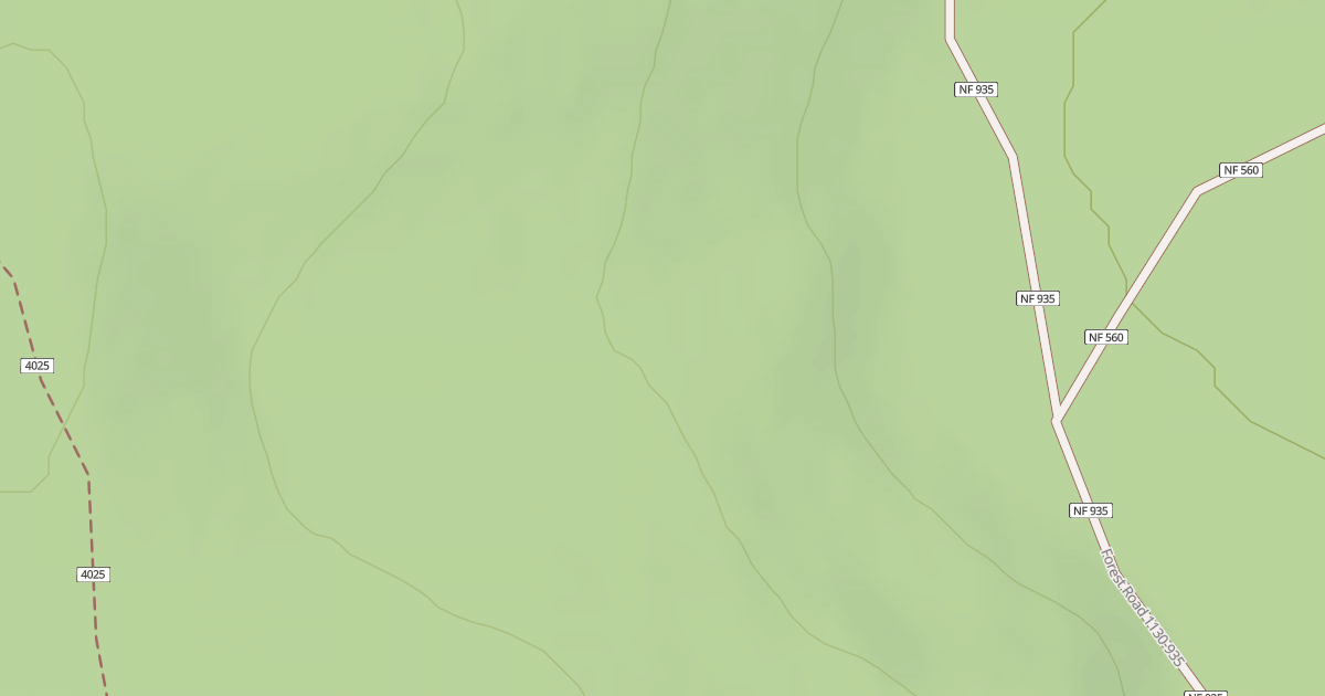 Map preview of USFS Motor Vehicle Use Map Roads {1BF11A24-9D91-4F56-BEDA-807678BB4C3C}