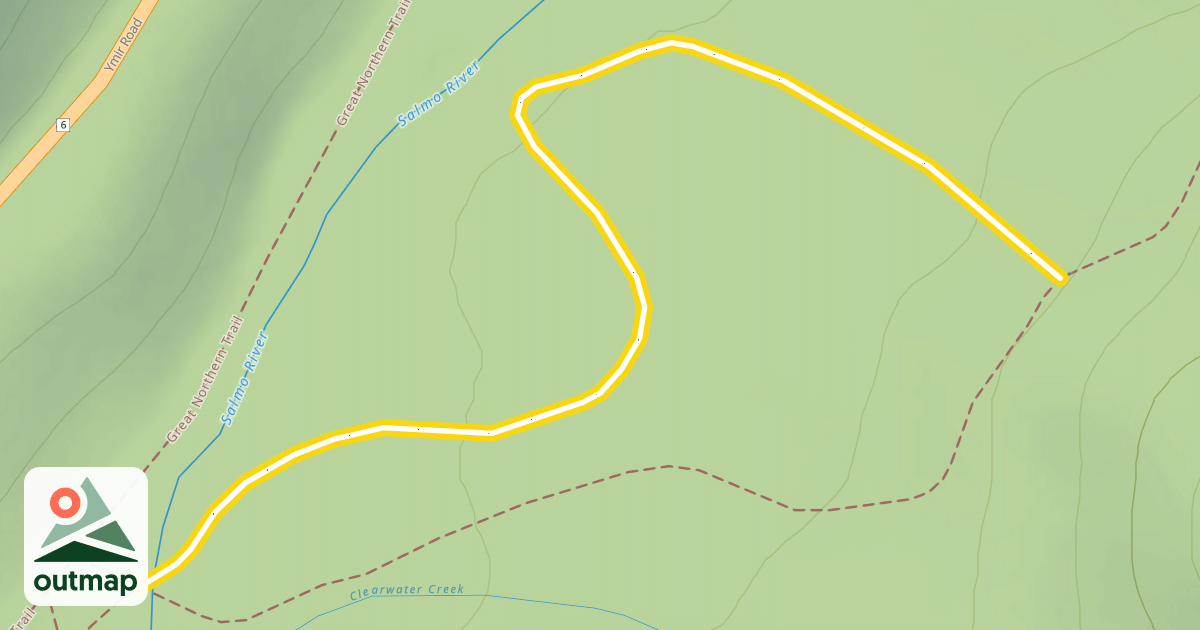 Map of Camp Busk Loop