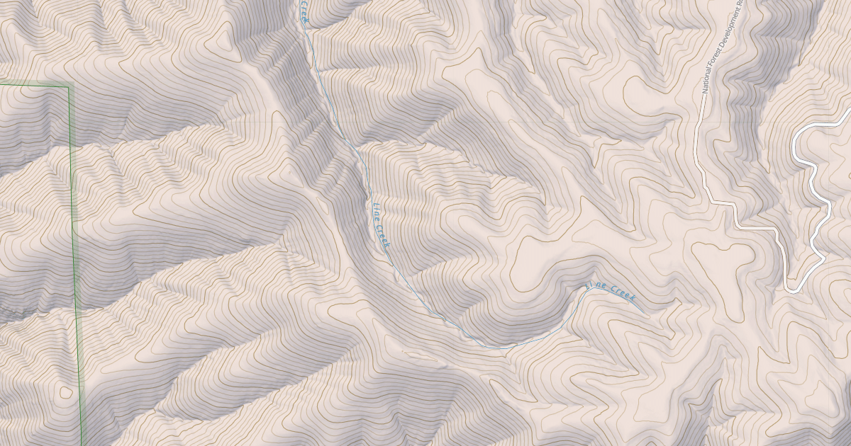 Map preview of LINE CR. RDG.