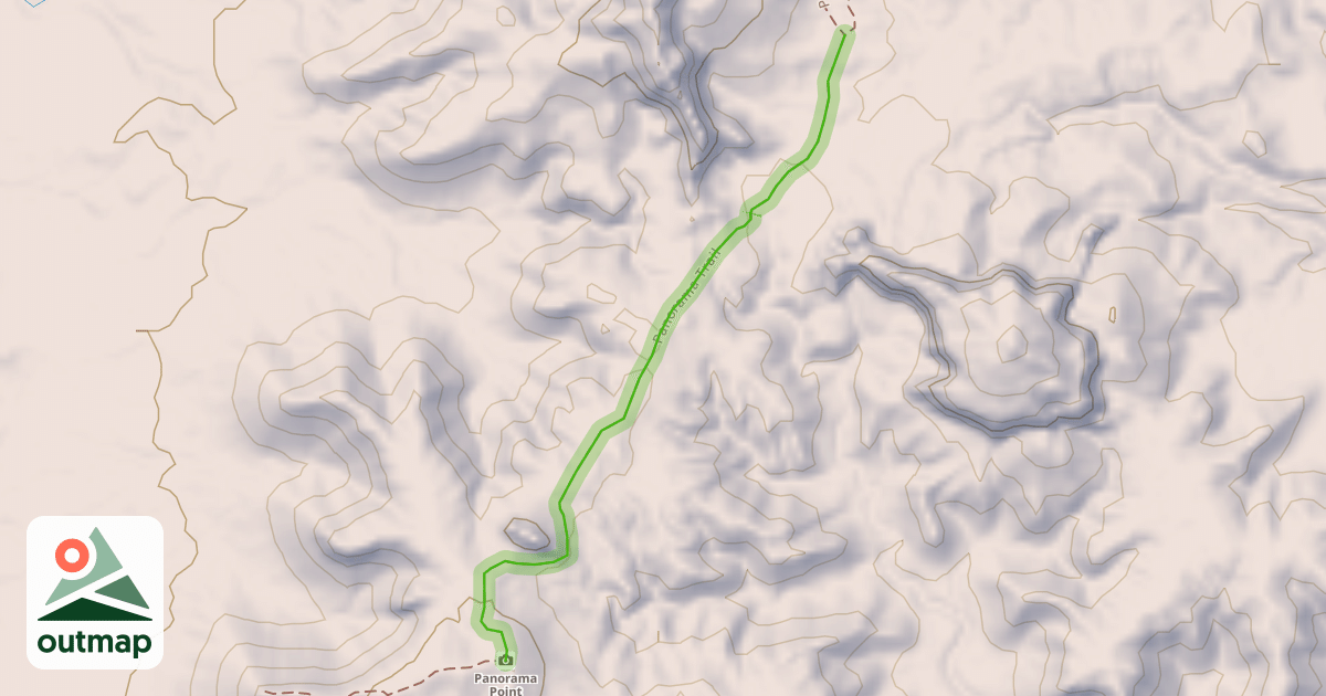 Map of Panorama Trail