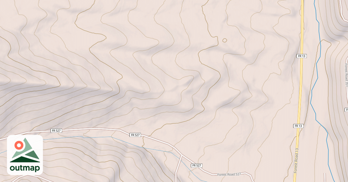 Map of USFS National Forest System Roads {8B658F0A-E089-48B0-A907-37ED2376954B}