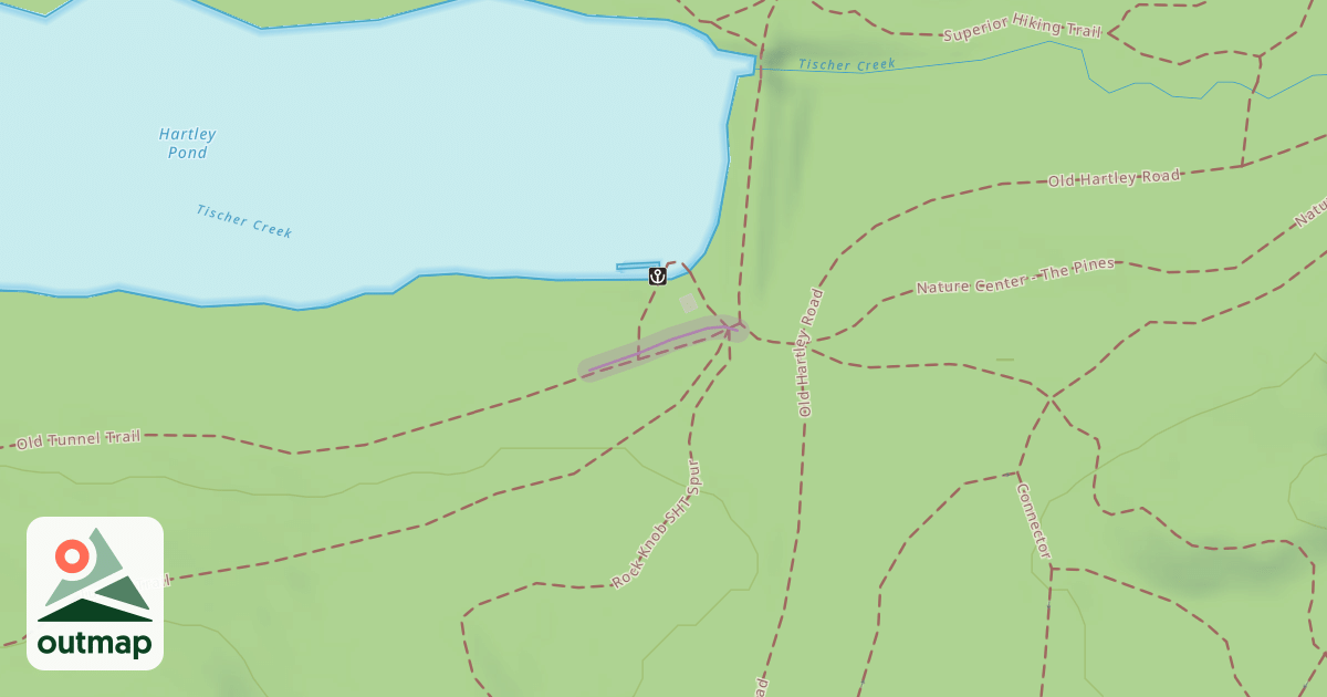 Map of Superior Hiking Trail