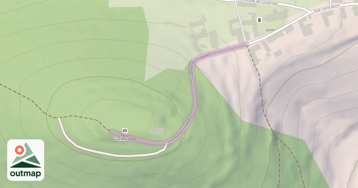 Map of Chemin du Château