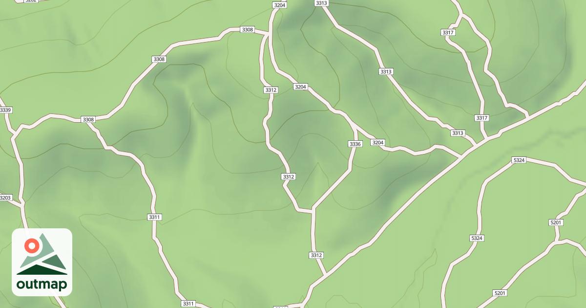 Map of USFS Motor Vehicle Use Map Trails 19787