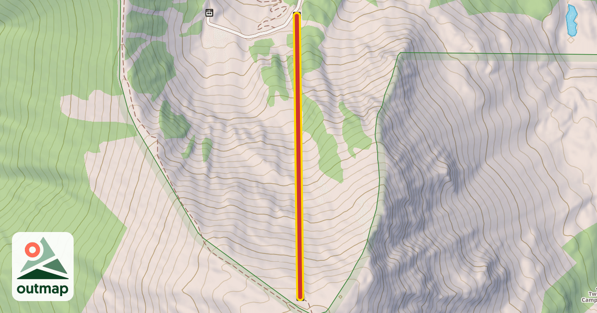 Map of Kachina Peak Lift