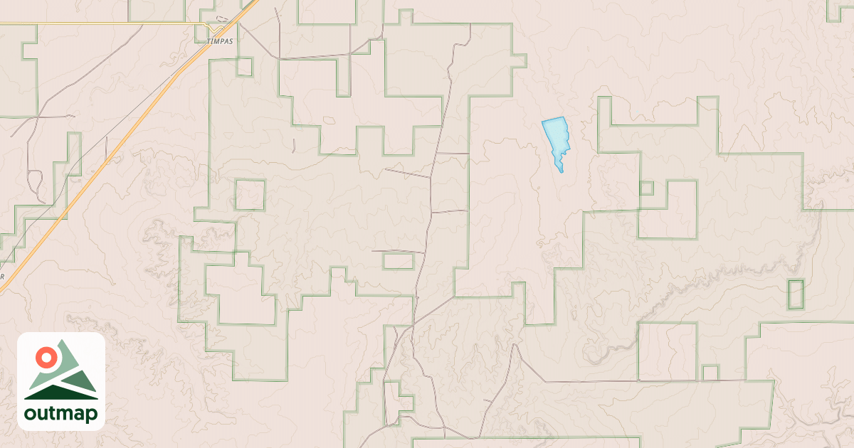 Map of CROOKED ARROYO