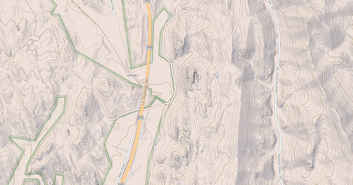 Map preview of BOWMAN BR 1D