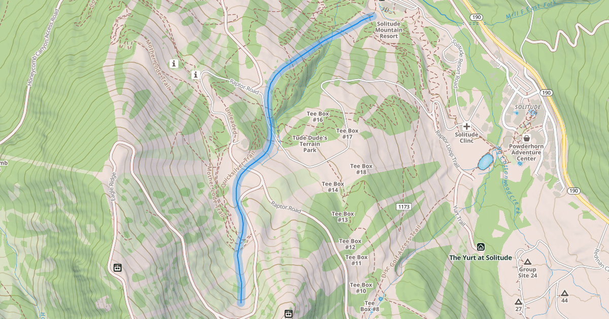 Map preview of Last Run
