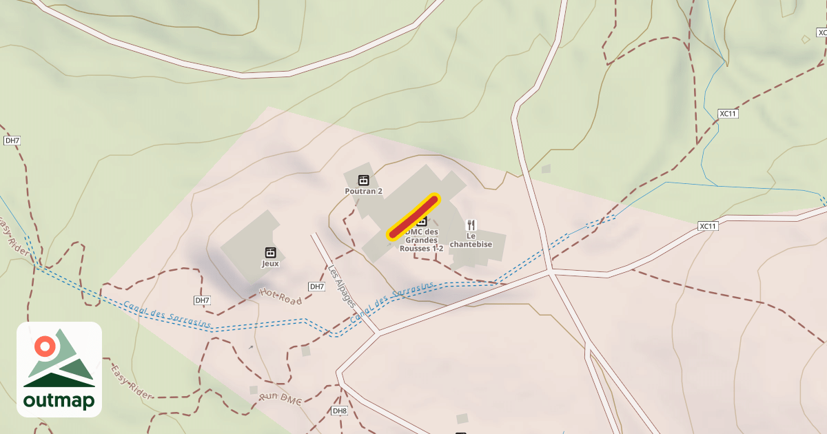 Map of Pic Blanc