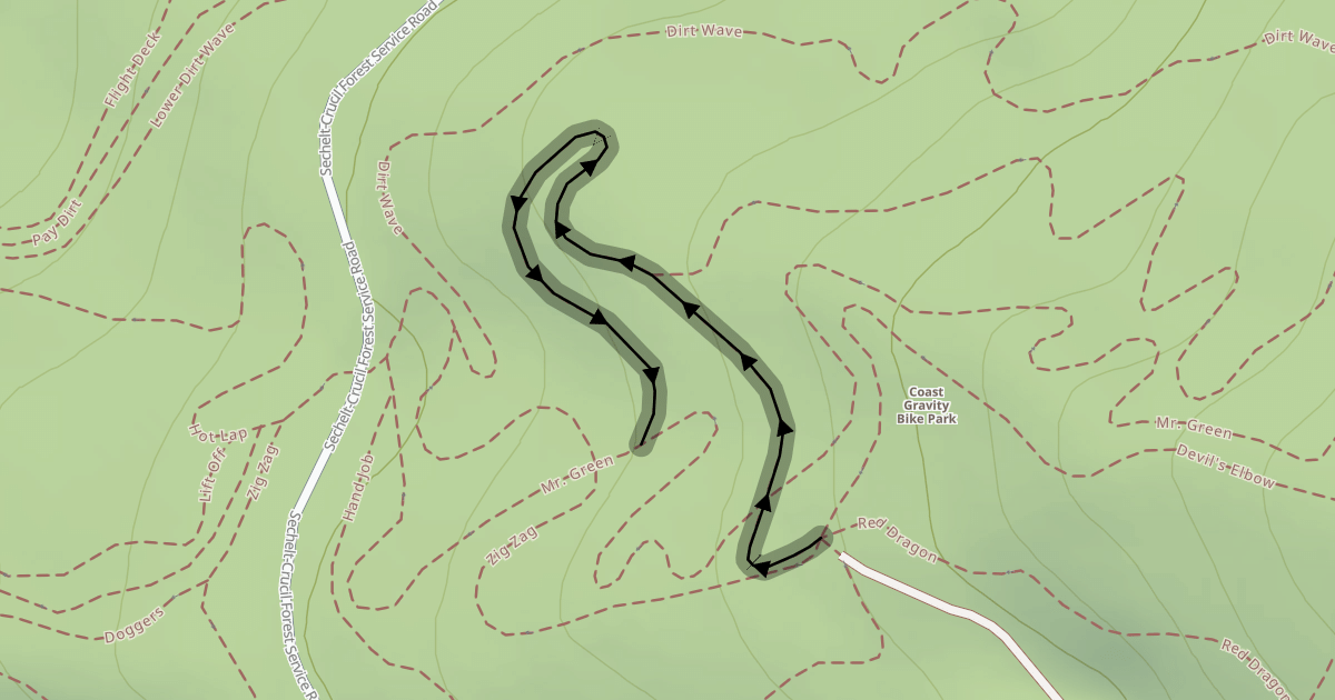 Map preview of Cruise Control