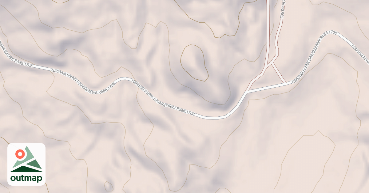 Map of MILK CREEK