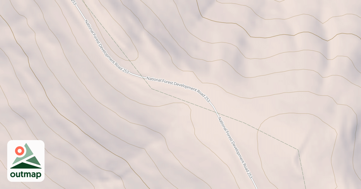 Map of UPPER RAINEY CREEK