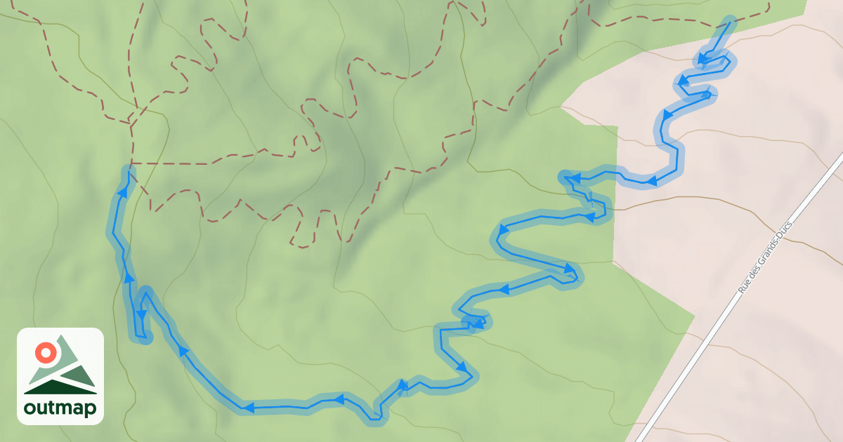Map of La Montée (Intermédiaire)