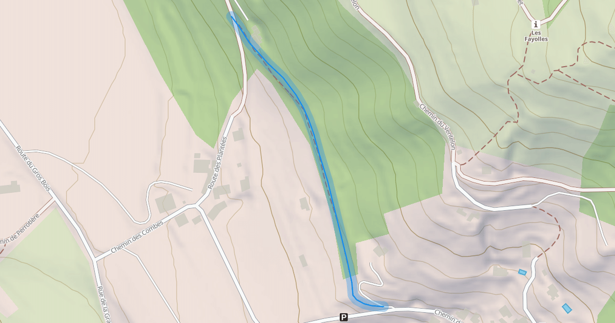 Map preview of Neyroud aux Combes