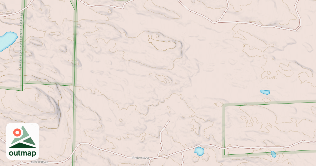 Map of BRULE RIVER SPUR C