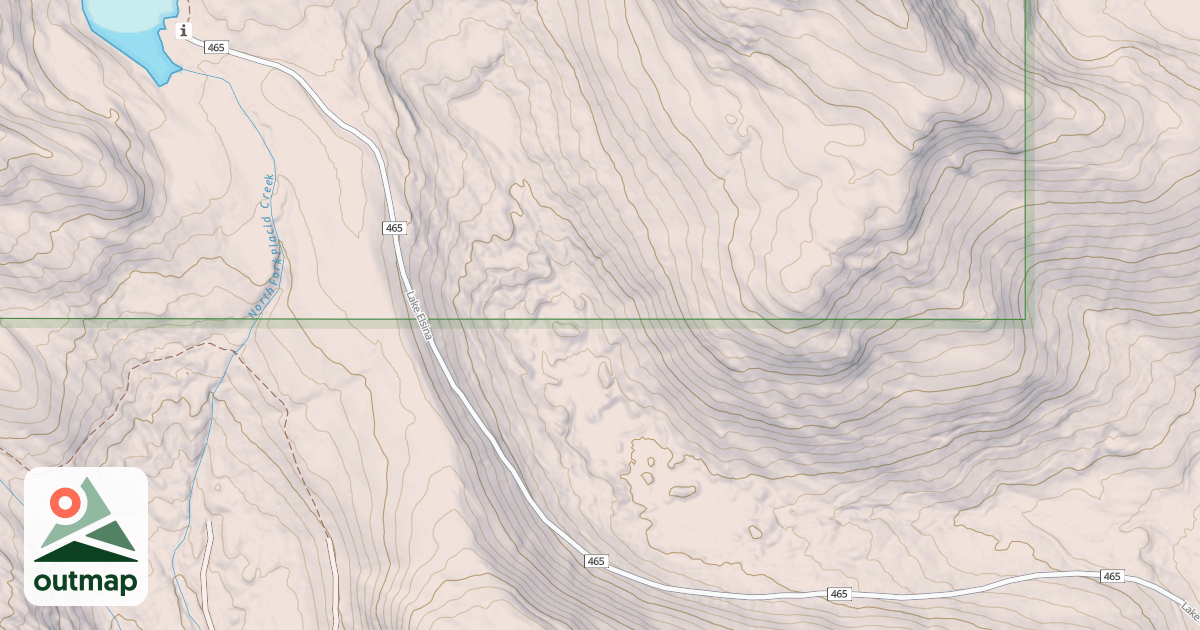 Map of DEER CREEK (LAKE ELSINA)