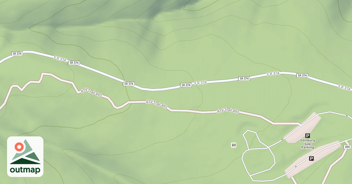 Map of Massanutten